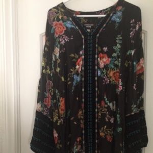 Johnny Was Plus-Size Tunic